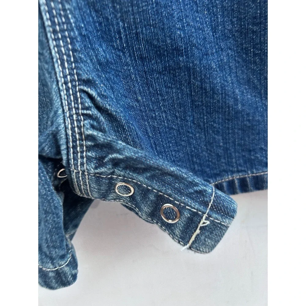 OshKosh B'gosh Denim Shortalls 24 Months Blue Carpenter Overalls Kids